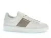 Woolrich Contrast Panel Flat Sole Sneaker In White