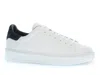 Woolrich Logo-embossed Leather Sneakers In White