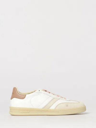 Woolrich Sneakers Woman Color Pink In White