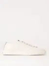 Woolrich Leather Sneakers In Beige
