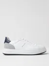 Woolrich Sneaker With Contrast Heel Panel In White