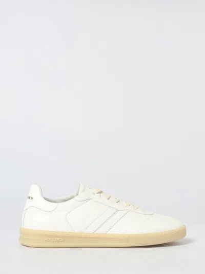 Woolrich Sneakers  Men Color White In Animal Print