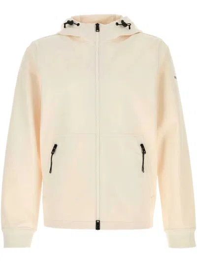 Woolrich Soft Shell Full-zip Hoodie Clothing In Multicolor