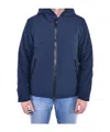 Woolrich Soft Shell Pacific Jacket In Blue