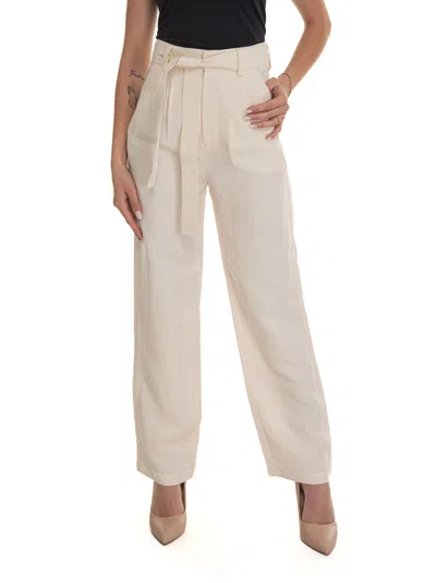 Woolrich Soft Trousers In White