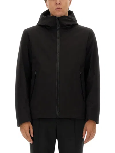 Woolrich Softshell Pacific Jacket In Black