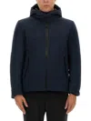 Woolrich Softshell Pacific Jacket For Outdoor In Blue