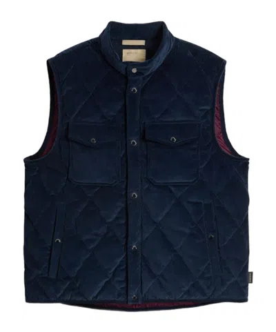 WOOLRICH WOOLRICH STAND COLLAR VEST