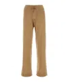 Woolrich Cashmere Blend Ribbed Trousers In Brown