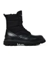 Woolrich Black Padded Ankle Boot In Black