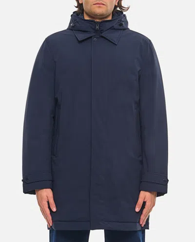 Woolrich Stretch 2in1 Carcoat In Blue