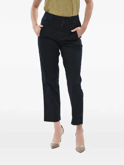 Woolrich Stretch Chino Trousers In Black