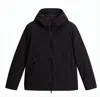 Woolrich Softshell Pacific Jacket For Outdoor In Black