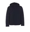 Woolrich Stretch Heavy Jacket In Blue