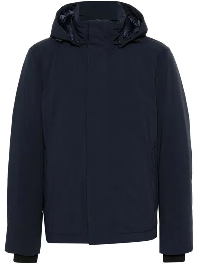 Woolrich Stretch Jacket Clothing In Blue
