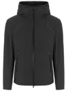 Woolrich Stretch Nylon Jacket In Black