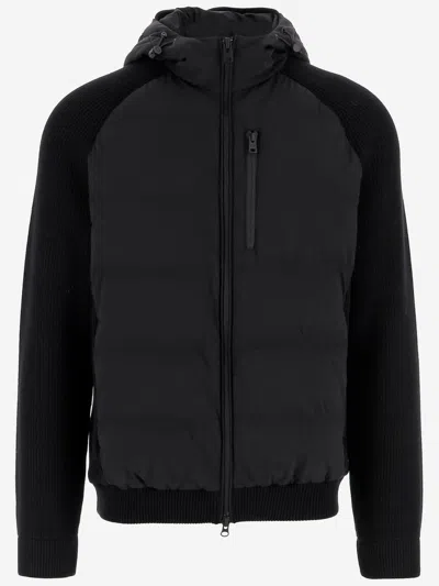 Woolrich Stretch Nylon Jacket In Black