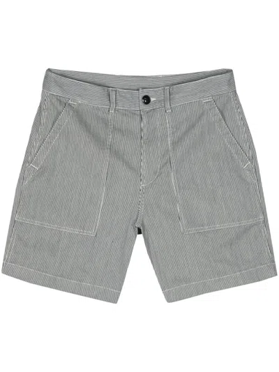 Woolrich Cotton Bermuda Shorts In Gray