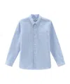 Woolrich Striped Button-up Shirt In Blue