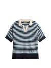 Woolrich Striped Knit T-shirt In Multi