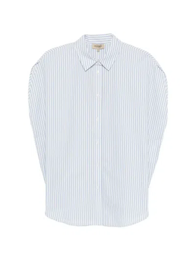 Woolrich Striped-pattern Shirt In White