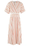 Woolrich Woman's Color White Size L In Plaster White Stripe