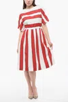 Woolrich Striped Scully Sleeveless Dress In Multi