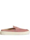 Woolrich Suede Mules In Pink