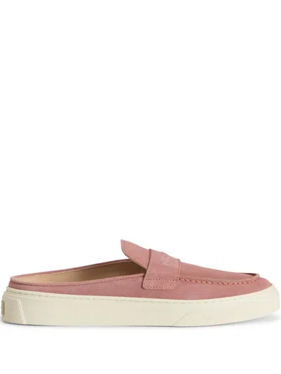 Woolrich Suede Mules In Pink