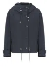 Woolrich Midnight Blue Polyester Jacket In Blue