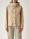 Woolrich Summer Short Parka Shorts In Beige