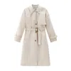 Woolrich Single-breasted Belted Trench Coat