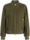 Woolrich Summer Zip-up Bomber Jacket In Grün