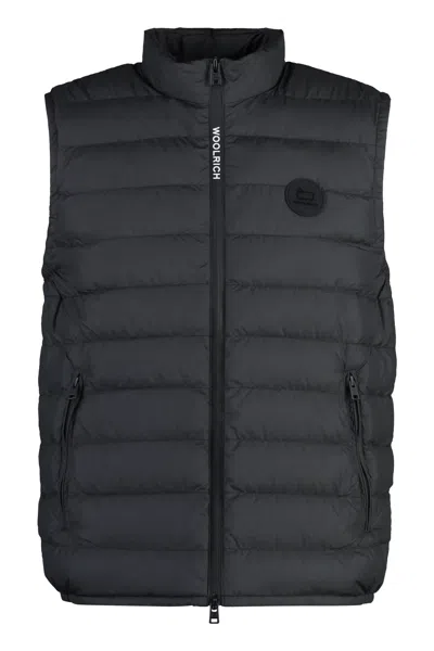Woolrich Sundance Bodywarmer Jacket In Black
