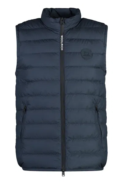 Woolrich Sundance Bodywarmer Jacket In Blue