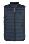 Woolrich Sundance Vest In Blue Microfiber In Blue