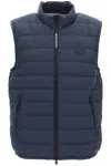 Woolrich Sundance Vest In Blue Microfiber In Blue