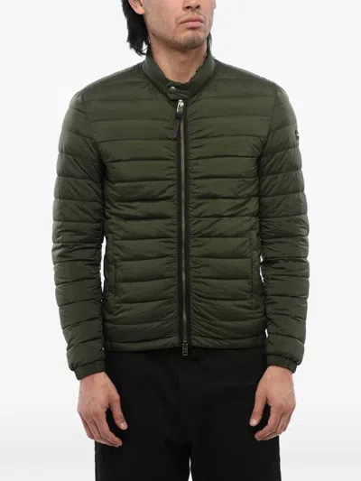 Woolrich Sundance Quilted Puffer Jacket In Green
