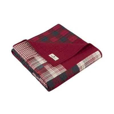 Woolrich Sunset Quilted Throw In Red