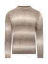 Woolrich Ombré-effect Knitted Jumper In Brown