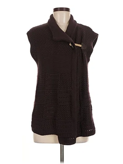 Pre-owned Woolrich Sweater Vest In Brown