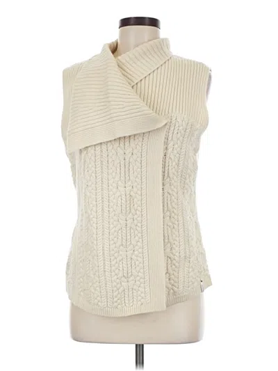 Pre-owned Woolrich Sweater Vest In Ivory