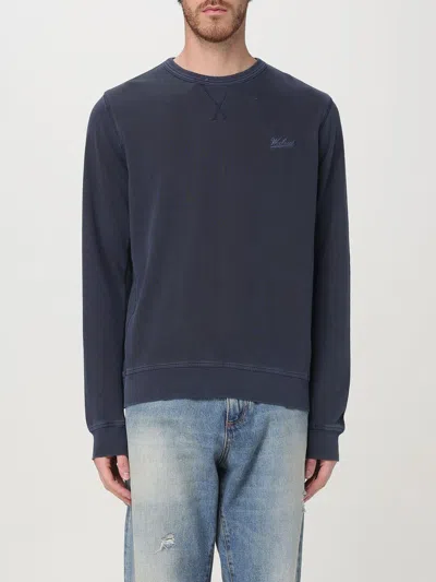 WOOLRICH SWEATSHIRT WOOLRICH MEN COLOR BLUE,G64041009