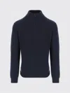 Woolrich Men Blue Wool Blend Pullover, Xxl Luxury Sweaters & Knitwear For Men Darveys In Blue