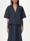 Woolrich Poplin Blouse In Blau