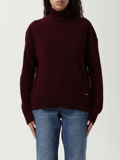 WOOLRICH SWEATER WOOLRICH WOMAN COLOR WINE,436146114