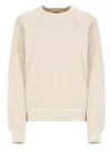 Woolrich Cotton Sweatshirt In Beige