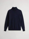 Woolrich Lambswool Turtleneck Sweater In Blue