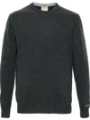 Woolrich Grey Wool Crewneck In Gray