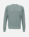 Woolrich Logo-embroidered Sweatshirt In Green